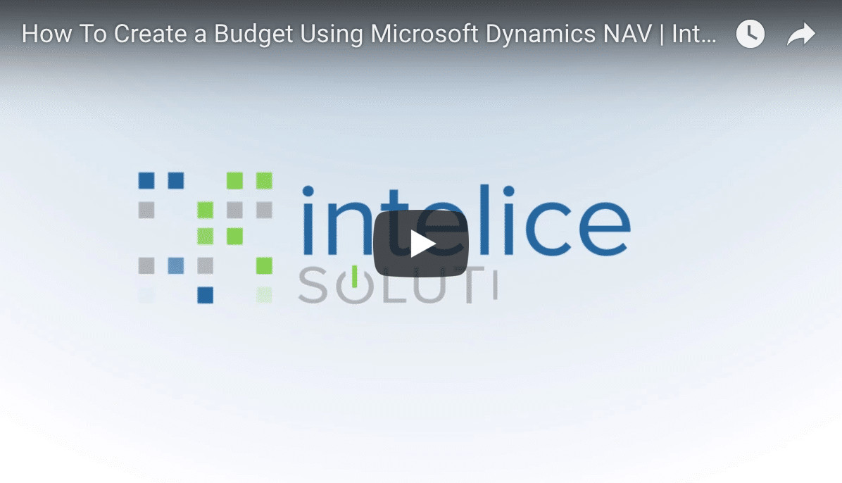 Budgeting Has Never Been Easier Than Ever with Dynamics NAV 2017